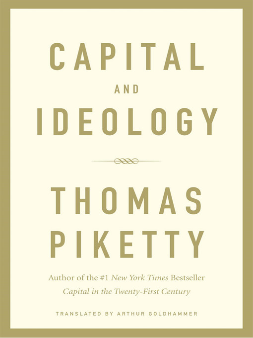 Title details for Capital and Ideology by Thomas Piketty - Wait list